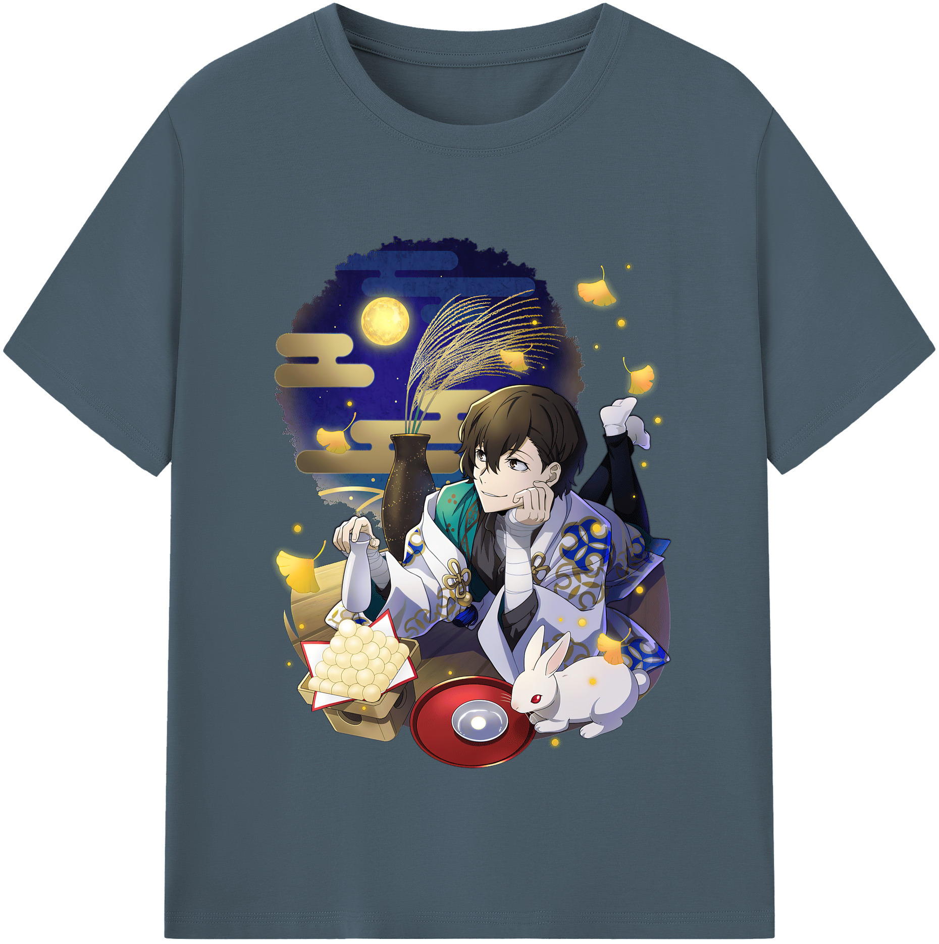（画像用） 文豪ストレイドッグス Bungo Stray Dogs 綿100％半袖Tシャツ（フロントプリント）